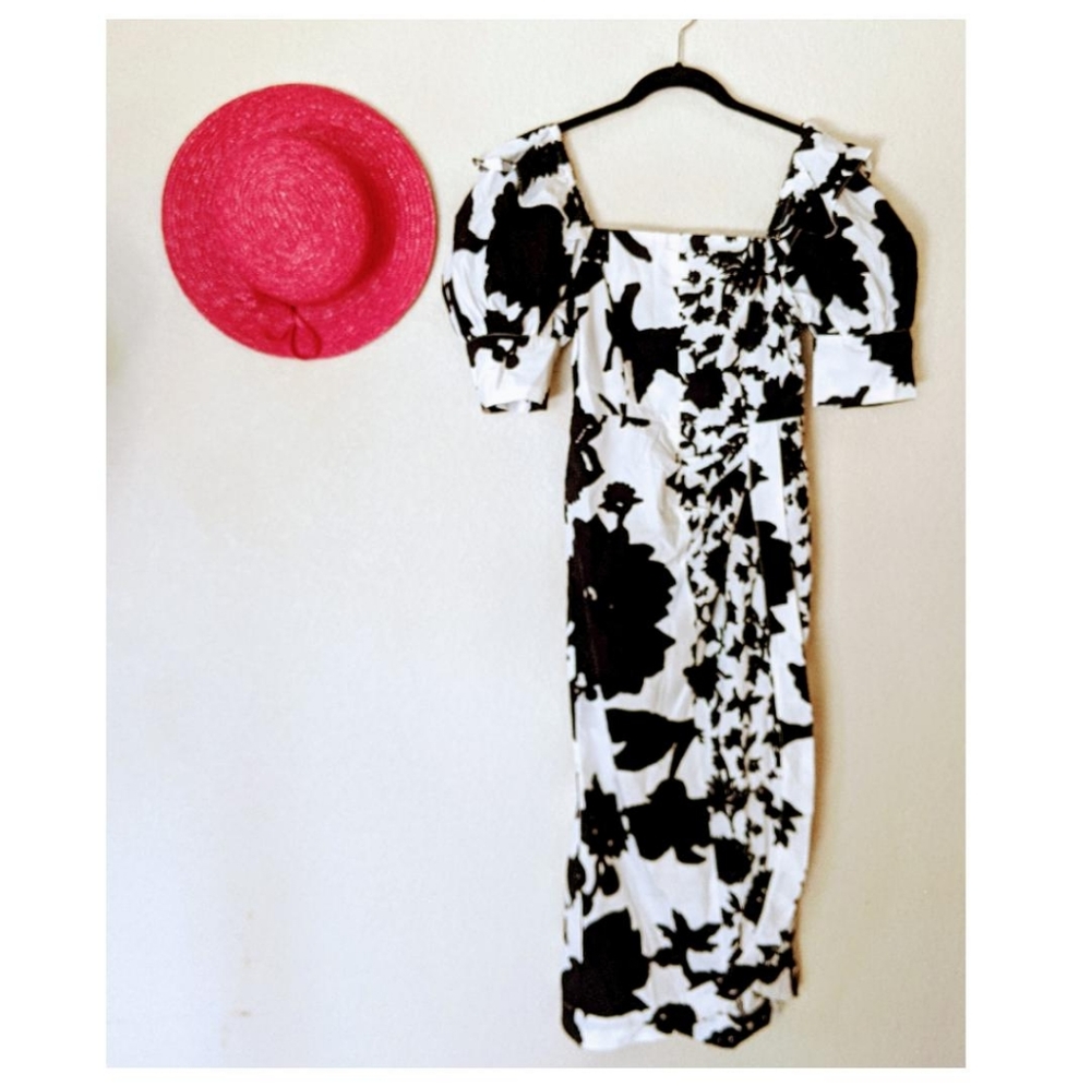 Christopher John Rogers Black White Dress sz. 4 - Picture 12 of 15